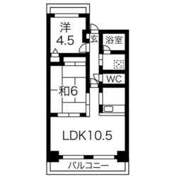 エリム摩耶の物件間取画像